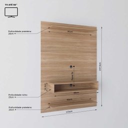 Painel para TV até 50 Polegadas 1 Nicho Boulevard Yescasa - 3