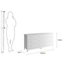 Ver imagem 4 de Cômoda 6 Gavetas DM-221