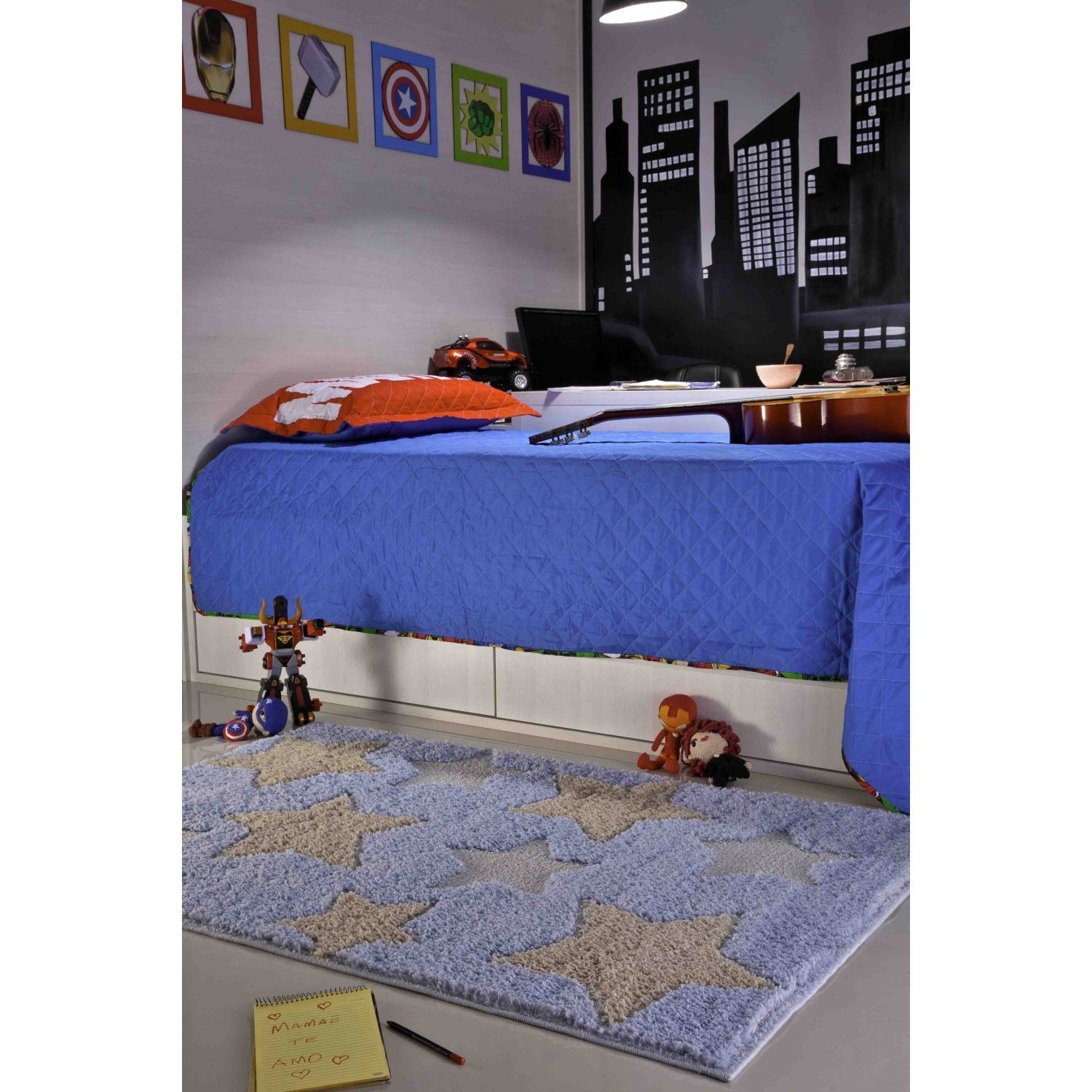 Tapete Retangular 100cmx150cm Jazz Kids Tapetes Oasis - 1