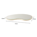 Ver imagem 2 de Bandeja Espelhada Decorativa Orgânica para Mesa de Centro Café e Perfumes