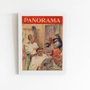 Ver imagem 1 de Quadro Barbearia Panorama Vintage Moldura Branca 60x40cm