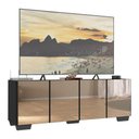 Ver imagem 1 de Rack Tv até 50 Polegadas com Espelhos 4 Portas Multimóveis Mp1083 Preto