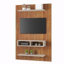 Ver imagem 4 de Painel para TV até 50 Polegadas 115,2CMX180CM 2 Nichos Mister Marrom