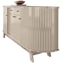 Ver mais imagens de Balcão Buffet para Sala de Jantar 183cm Mônica M01 Calacata/Off White - Mpozenato