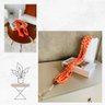 Colar Decorativo para Mesa Cordas Laranja - 5