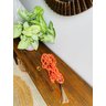 Colar Decorativo para Mesa Cordas Laranja - 6