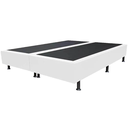 Ver imagem 1 de Cama Base Box Casal Bipartido Branco Sintético 138x188