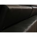 Ver mais imagens de Sofá Retrátil e Reclinável de Couro Queen (3 Módulos) 3,60 M Preto Pigmentado - Mempra Design