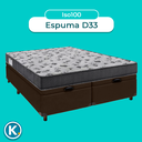 Ver imagem 4 de Cama + Bau Blindado e Colchão D33 Casal - Iso100 Ortobom