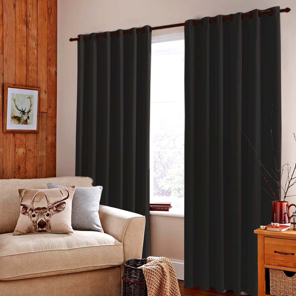 Cortina Corta Luz 100% Blackout Porta/janela 2,80x2,80 - 2