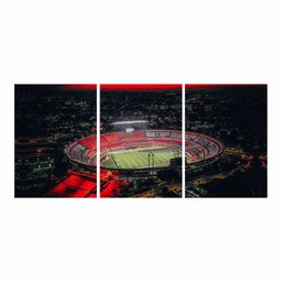 Kit 3 Quadro Decorativo Morumbi São Paulo Futebol 40x28cm - 3
