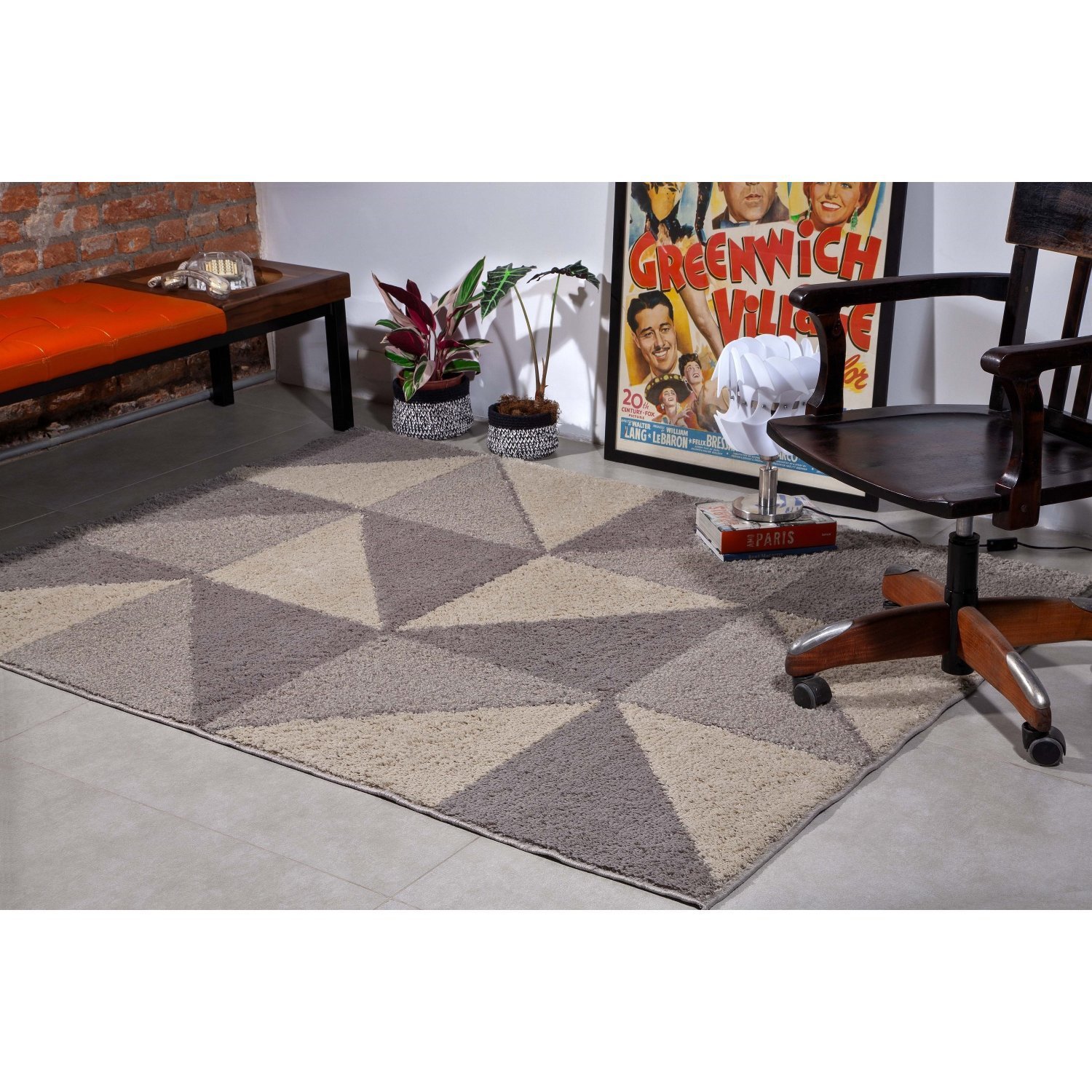 Tapete Retangular 100cmx150cm Design Tapetes Oasis - 1