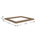 Ver imagem 2 de Módulo Cozinha Kappesberg Maxxi Tampo P/ Balcão Cooktop E604 60cm Nogueira-kappesberg