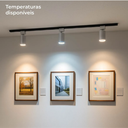 Ver imagem 3 de Kit Trilho Eletrificado 2m + 6 Spot 10w Branco Bivolt Cor:quente