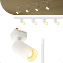 Ver imagem 1 de Kit Trilho Eletrificado 2m + 6 Spot 10w Branco Bivolt Cor:quente