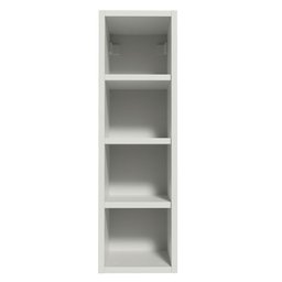 Adega Madesa Acordes 100% MDF 20 cm Branco Cor:Branco - 6