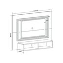 Ver imagem 3 de Painel para TV até 43 Polegadas 90cmx120cm com Nichos Life