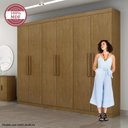 Ver imagem 5 de Guarda Roupa Casal 6 Portas 8 Gavetas Josandro