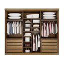 Ver imagem 2 de Guarda Roupa Casal 6 Portas 8 Gavetas Josandro