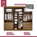 Ver mais imagens de Guarda Roupa Casal 6 Portas 8 Gavetas Josandro