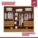 Ver mais imagens de Guarda Roupa Casal 6 Portas 9 Gavetas Urbano