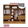 Guarda Roupa Casal 6 Portas 9 Gavetas Urbano  - 9