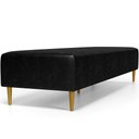 Ver imagem 7 de Puff Decorativo Sala de Estar Bali W01 Pés Palito 170x60cm Couríssimo Preto - Lyam Decor