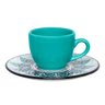 Kit 2 Xícaras com Pires Coup Serene Oxford® Porcelana 200ml - 1