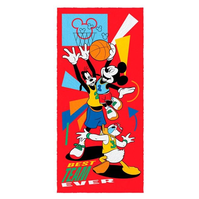 Toalha de Banho Infantil Mickey Basket - 1