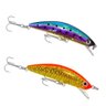 Isca Artificial Minnow Plug Com Garatéia 8cm Kit com 3 Unidades - 2