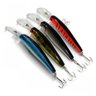 Isca Artificial Minnow Plug Com Garatéia 8cm Kit com 3 Unidades - 3