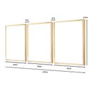 Ver imagem 4 de Kit 3 Quadros Decorativos Ramos Plantas Delicado Outono Decoração Sala Quarto com Moldura