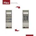 Ver imagem 5 de Guarda Roupa 2 Portas 3 Gavetas Seletto