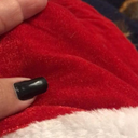 Ver imagem 4 de Gorro Papai Noel de Veludo Vermelho 40cm Touca de Natal