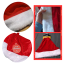 Ver imagem 6 de Gorro Papai Noel de Veludo Vermelho 40cm Touca de Natal