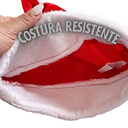 Ver imagem 3 de Gorro Papai Noel de Veludo Vermelho 40cm Touca de Natal