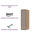 Ver imagem 4 de Armário Cozinha Aéreo de Parede 1 Porta 20 - Módulo Cozinha Mel - Luciane 1306:Graff