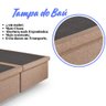 Cama Box Baú Casal Bipartido 138x188x42cm Linho com Pistão a gás - 7