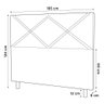 Cabeceira Cama Box Casal King Size Cairo 195cm Cinza - 3
