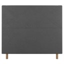 Ver imagem 4 de Cabeceira Cama Box Casal King Size Cairo 195cm Cinza