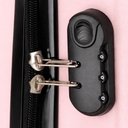 Ver imagem 5 de Mala Viagem Bordo Anac 10kg Abs Rigida 4 Rodinhas 360 Cadeado Senha Antifurto Rosa