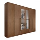Ver imagem 3 de Guarda-roupa Casal Ravena 6 Portas 8 Gavetas com Espelho Cinamomo - Panorama Móveis