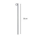 Ver imagem 2 de Estaca Para Barraca 30 Cm Aço 6 Mm Galvanizado 06 Unidades