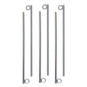 Ver imagem 1 de Estaca Para Barraca 30 Cm Aço 6 Mm Galvanizado 06 Unidades