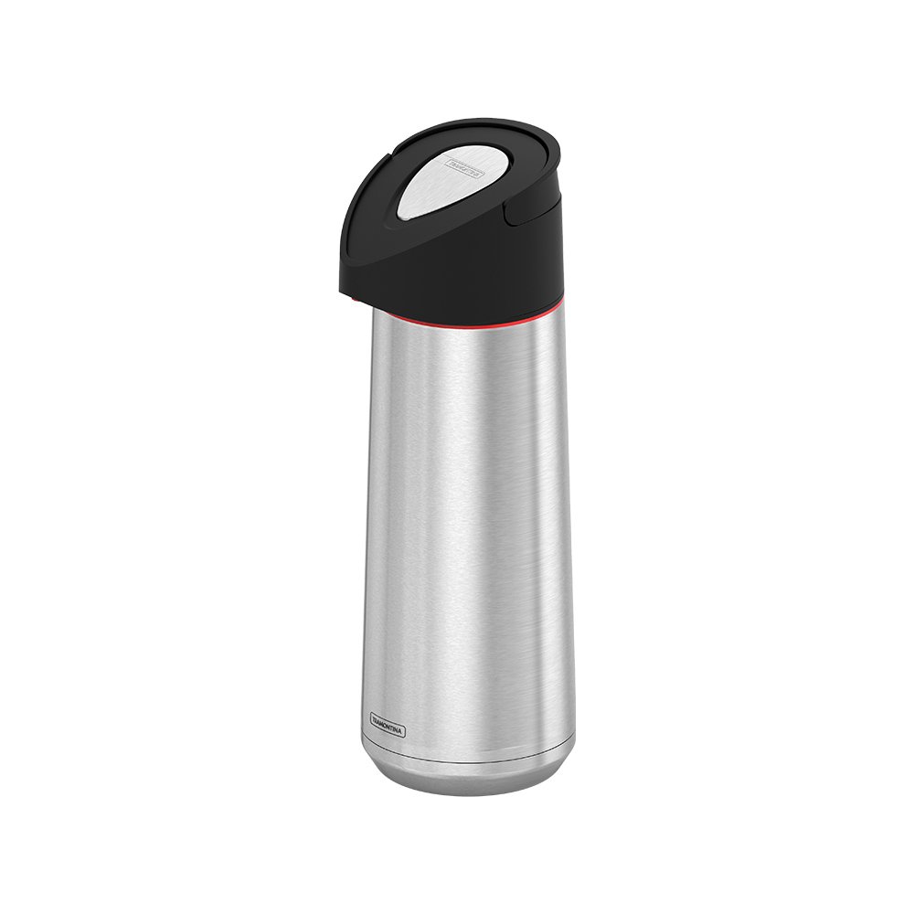 Garrafa Térmica Tramontina Exata 61642200 2l Inox e Preto Inox 61642200