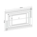 Ver imagem 3 de Painel para TV até 50 Polegadas 135,5CMX89CM Lavanda Marrom