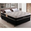 Ver imagem 1 de Cama Box Casal Molas Maxspring 138x188x25cm Marselha