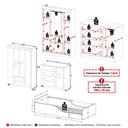 Ver imagem 4 de Quarto Infantil Completo com Minicama Montessoriana Sonho Multimóveis MP4886 Off White