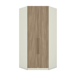 Guarda Roupa Canto Closet Modulado 2 Portas 3 Gavetas Marrom/Areia HP/Jequitiba - 2 Guarda Roupa Canto Closet Modulado 2 Portas 3 Gavetas Marrom/Areia HP/Jequitiba - 2