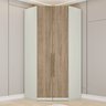 Guarda Roupa Canto Closet Modulado 2 Portas 3 Gavetas   - 1